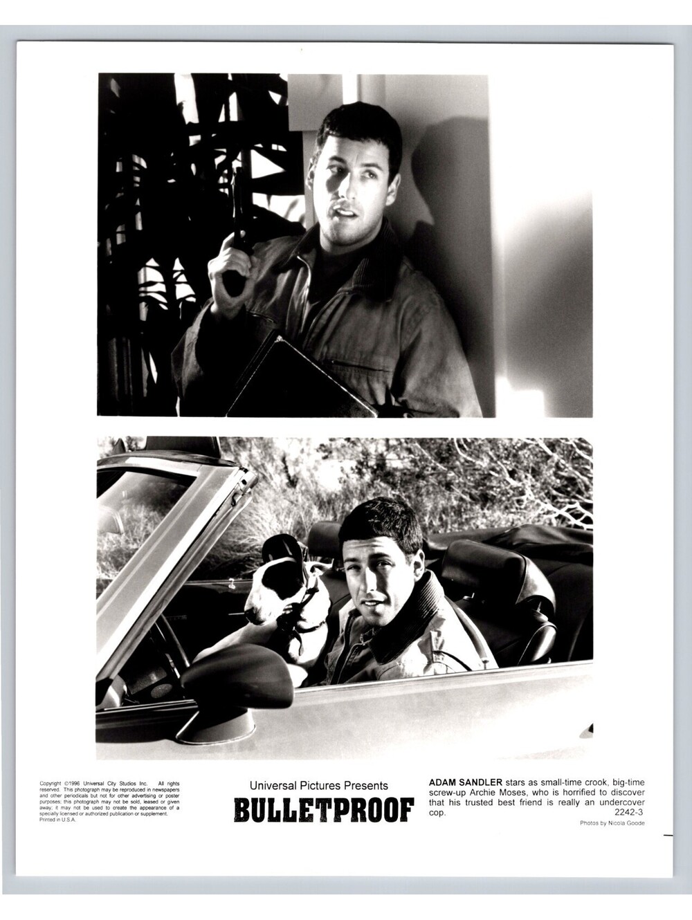 Adam Sandler Photo Bulletproof Movie Photo 8 x 10 Photograph